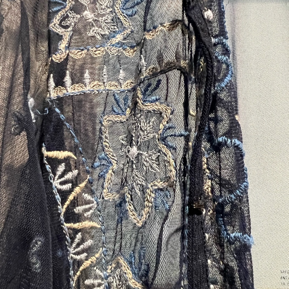 Chicos Embroidered Sheer Jacket - image 3